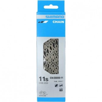 Цепь SHIMANO E8000, 11СК, 116 ЗВ., С ЗАМКОМ ЦЕПИ Цепь SHIMANO E8000, 11СК, 116 ЗВ., С ЗАМКОМ ЦЕПИ